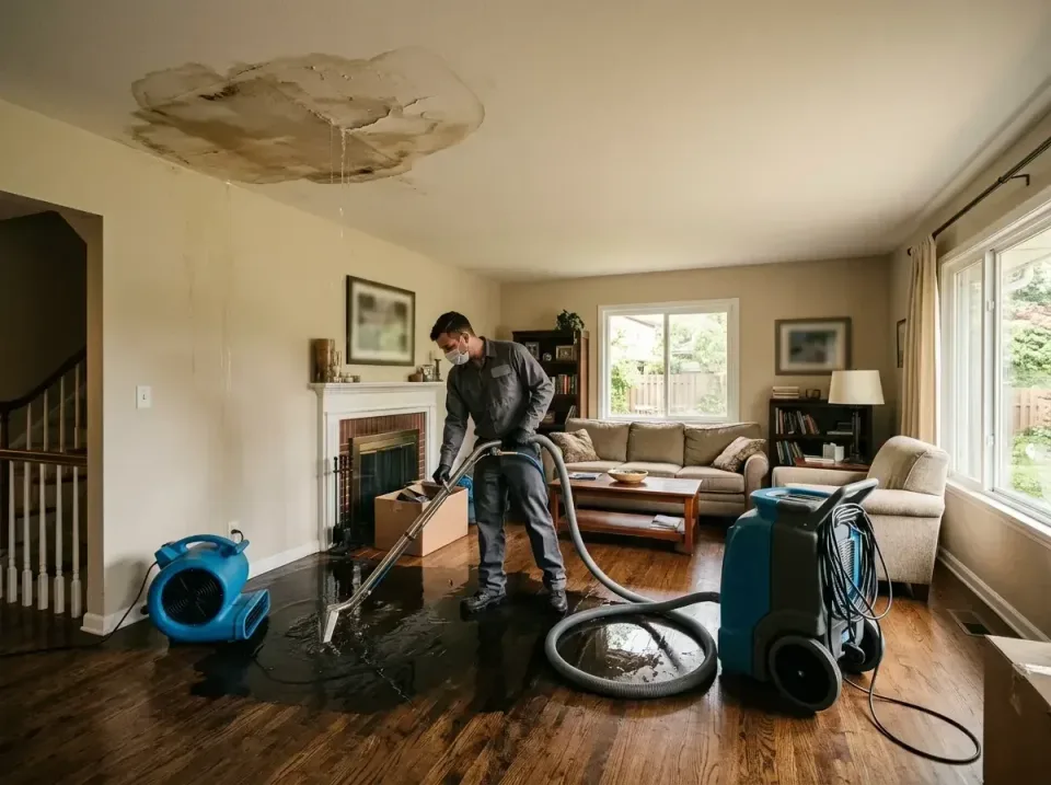 attic-pipe-burst-ceiling-drip-008 — frequently asked questions, Water Damage Restoration & Carpet Care in Kiefer, OK